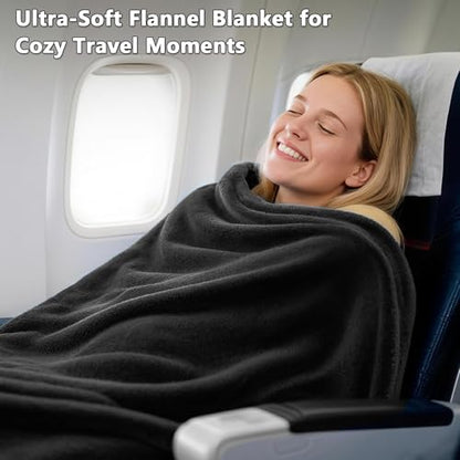 Lukeight Fleece Throw Blanket, Luxury Cozy Fuzzy Lightweight Soft Blankets for Sofa Couch Bed Car Travel and Camping (Grey, 50x60 Inches) - color: Solid Grey, size: 50 in x 60 in