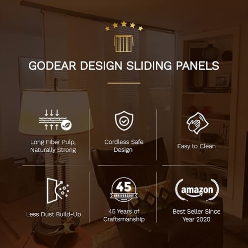 Panel Blinds 45.8"-86" x 96", Classic Navy Gingham Plaid | Natural Woven Navy Gingham Fabric with Adjustable Track, Trimmable Panels for Room Dividers and Sliding Doors - color: Navy Gingham