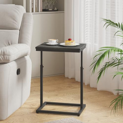 TUTOTAK End Table, Side Table, Tall Couch Table, Sofa Table | for Living Room, Bedroom, Grey TB01BY083P - color: Grey, size: 1 Pack, style: Large