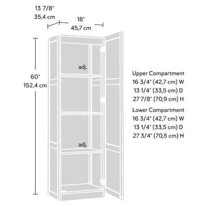 Sauder Miscellaneous Storage Cabinet/ Pantry cabinets, Highland Oak finish - color: Highland Oak