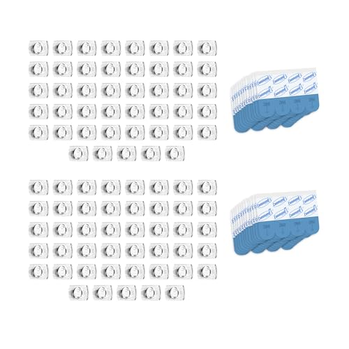 Command Indoor Mini Light Clips, Damage Free Hanging Christmas Lights, Mini Wall Clips for Hanging Indoor Christmas Decorations, Lights and Cables, 90 Count - style: 90 Clips