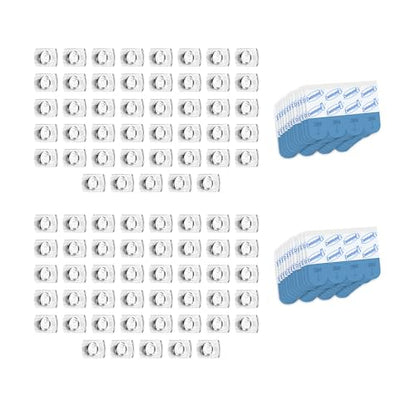 Command Indoor Mini Light Clips, Damage Free Hanging Christmas Lights, Mini Wall Clips for Hanging Indoor Christmas Decorations, Lights and Cables, 90 Count - style: 90 Clips