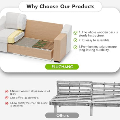 Modular Sectional Couch Set, 47" Oversize Accent Chair and 85" Modern Loveseat Sofa Deep Couch for Apartment, Living Room, Bedroom, Linen, White - color: White, size: 85 Inch - Deep Couch + Single Sofa