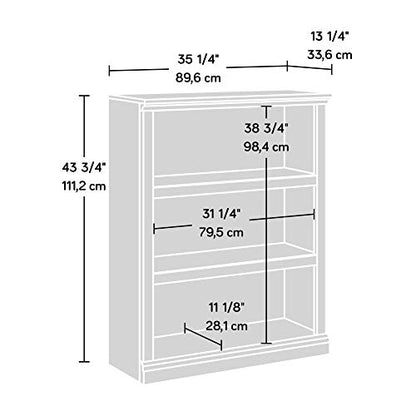 Sauder Miscellaneous Storage 3-Shelf Bookcase/ Book shelf, Mystic Oak finish - color: Mystic Oak Finish