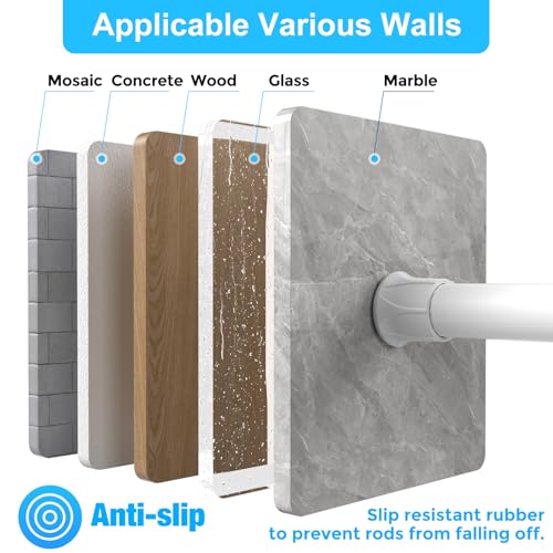 4PCS Small Spring Tension Curtain Rod 8 to 12 Inch, Mini DIY Tension Rods No Drill for Slim Window Sidelights, White - color: White, size: 8 to 12inch-4pcs
