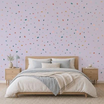 720 Pcs Boho Terrazzo Stickers | Irregular Polka Dot Peel-and-Stick Vinyl Decals for Walls & Other Smooth Surfaces - style: Terrazzo