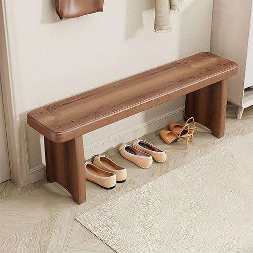 Narrow Entryway Bench Farmhouse Indoor Wooden Living Room Dining Bench For End Of Bed 23.6"/35.4"/47.2"/59"Length Noodle Skinny Hallway Benchs Sturdy And Stable For Kitchen Bedroom(35.4"x7.9"x13.8") - size: 35.4"x7.9"x13.8"