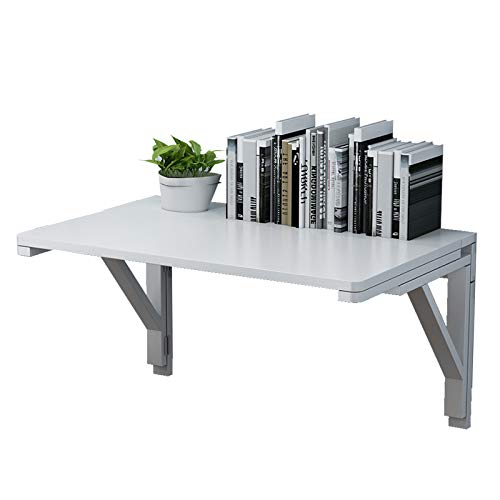 MM MELISEN Wall Mounted Folding Table, 29.5"L x 19.6"W, White, Space-Saving Design - color: White, size: 75X50CM/30X20IN