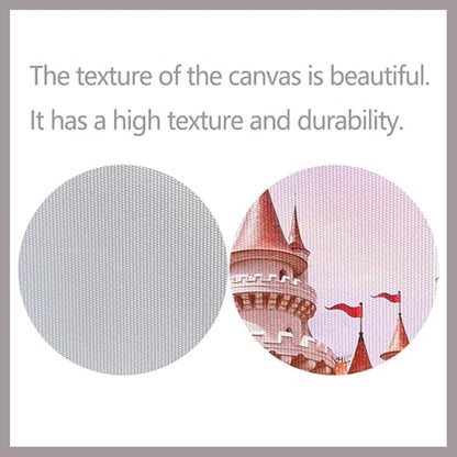 GLWYHY-Children's Room Castle Peel-and-Stick Wall Mural-58 x80 | Self-adhesive, Wallpaper,Cartoon,Bedroom,Wall paintings,Dreamy. - color: Zzsl-04, size: 58"x80"
