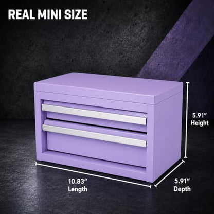 K.balt Mini Tool Boxes (Lavender, 2 Drawer) - color: Lavender, size: 2 Drawer