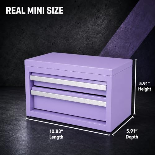 K.balt Mini Tool Boxes (Lavender, 2 Drawer) - color: Lavender, size: 2 Drawer