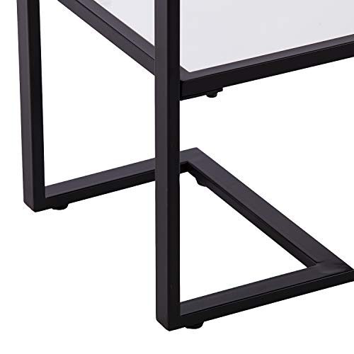 SEI Furniture Horten Glam Narrow Console Table, Black (AMZ9562MC)