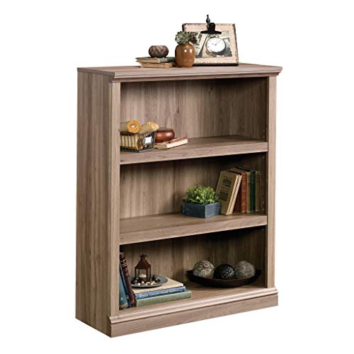 Sauder Miscellaneous Storage 3-Shelf Bookcase/ Book shelf, Salt Oak finish - color: Salt Oak Finish