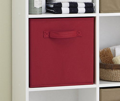 ClosetMaid 18656 Cubeicals Fabric Drawer, Red, 2-Pack - color: Red, size: 2-Pack, style: 2-Pack