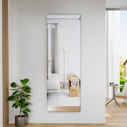 wall Mirror Full Length,59X16FullL ength Mirrorwallmounted, | Bedroom/wall/Bathroom/Makeup Area/Cloakroom (59 * 16 Inch) - size: 59"L x 16"W