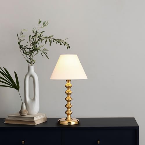 O'Bright Ember Rechargeable Table Lamp (Antique Brass_Baluster) - color: Antique Brass_Baluster