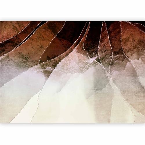 Wall Mural Abstract 77x55 in - Peel and Stick Self-Adhesive Wallpaper Removable Large Sticker Foil Wall Decor Print Picture Image Design 3D Effect Marble Like Painted a-A-10216-a-b - color: #09, size: 77"Wx55"H Self-Adhesive