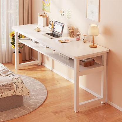 Game Table Study Table Computer Table Work Table Computer Table Desk Home Bedroom Simple Long Table Wall Side Work Table 120 * 40 * 74cm Double/1
