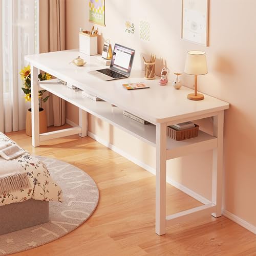 Game Table Study Table Computer Table Work Table Computer Table Desk Home Bedroom Simple Long Table Wall Side Work Table 120 * 40 * 74cm Double/1