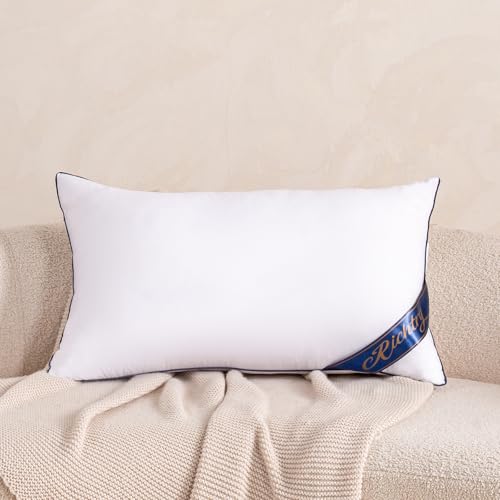 16 x 26 Inch Throw Pillow Insert, with Memory Foam Filling, White | Decorative Lumbar Throw Pillow for Living Room, Sofa and Couch, 16 x 26 Inch - size: 16x26 Inch（Pack of 1）
