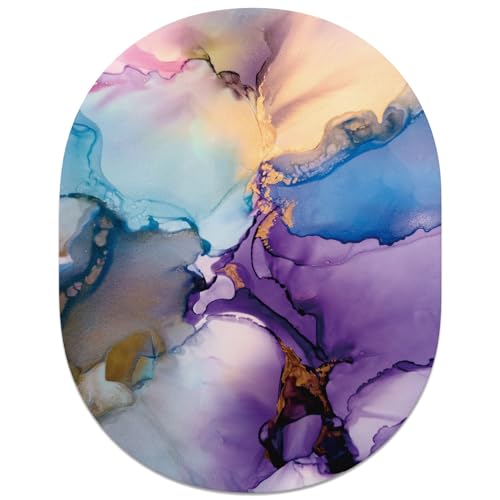 Rimilak Small Mouse Pad 6 x 8 Inch, Takes up Wrist and Mouse Space, Waterproof Compact Mini Mouse Mat for Laptop Computer Wireless Mouse Keyboard Home Office Travel,Golorful Marble - color: Colorful Marble, size: 8L x 6W inches
