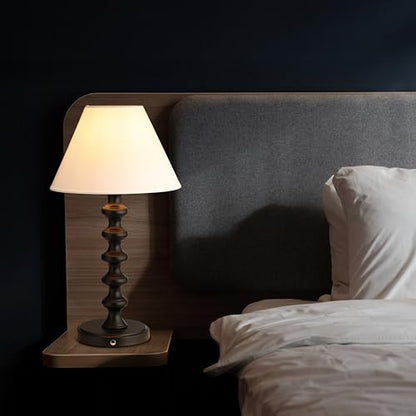 O'Bright Ember Rechargeable Table Lamp (Antique Brass_Baluster) - color: Antique Brass_Baluster