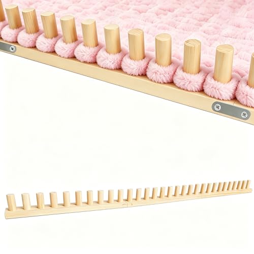 Chunky Blanket Loom - Loom for DIY Throw Blankets, Adjustable Size Hand Knitting Yarn Chunky,No Needles Required,Beginner Friendly Yarn Craft (64Inch) - size: 64Inch
