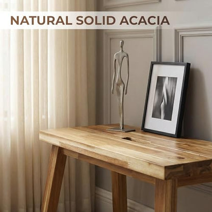 ARROWSTONE Solid Wood Bench for Entryway, Make Up Bench, Bed Bench, Dining, Plant Stand - Wooden Bench Indoor (26 inches) - size: 26 inches