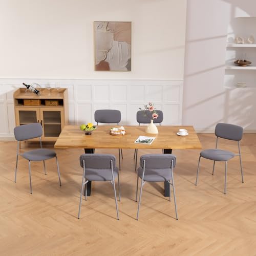 Sidanli Reception Chair Set of 4, Stackable Waiting Room Seating for Office, Lobby, and Guest Use, Grey - color: Grey