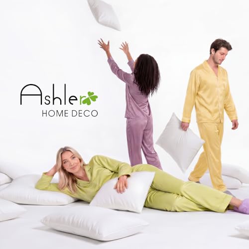Ashler 20x20 Pillow Inserts, Hypoallergenic Throw Pillow Inserts | Soft Couch Pillows, Decorative Pillows, Throw Pillows for Bed & Sofa, Square Cushion Sham Stuffer, Fluffy & Hypoallergenic - size: 20x20 Inch