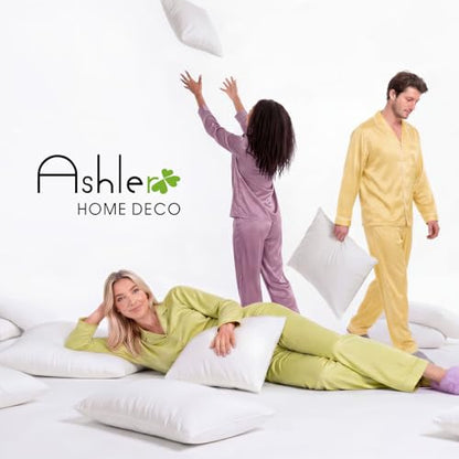 Ashler 20x20 Pillow Inserts, Hypoallergenic Throw Pillow Inserts | Soft Couch Pillows, Decorative Pillows, Throw Pillows for Bed & Sofa, Square Cushion Sham Stuffer, Fluffy & Hypoallergenic - size: 20x20 Inch