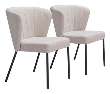 ZUO Aimee Dining Chair Beige