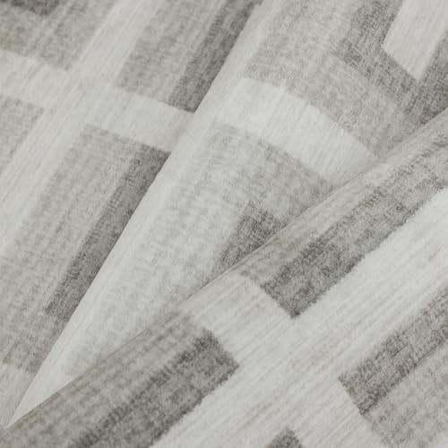 Machine Washable Area Rug Runner - Living Room Bedroom Bathroom Kitchen Entryway Office - Non-Slip Baking Low Pile Stain Resistant Premium - Modern Geometric - Remi - Beige 2'6" x 6' - color: Remi - Beige, size: 2'6" x 6' (Rectangular)