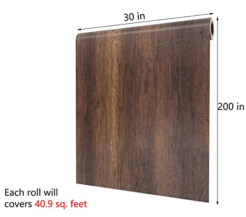 30"x200" Wood Grain Contact Paper for Cabinets Wood Contact Paper Peel and Stick Wood Wallpaper Removable Vinyl Wrap Faux Wood Wallpaper Self Adhesive Wood Contact Paper Matte Wood Decorative - size: 30" x 200"