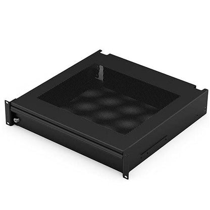 Penn Elcom 2U Laptop Security Drawer for Audio/IT/AV/DJ Racks EX-6302B - size: Lockable 2U