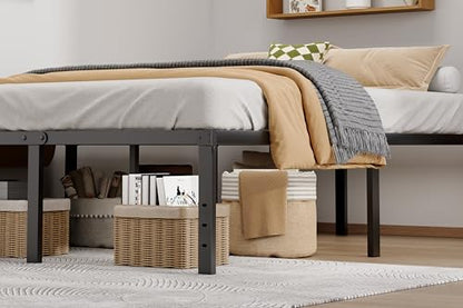 LUMUNANCE Metal Bed Frame Full Size - 18 Inch Heavy-Duty Full Platform Bed Frame No Box Spring Needed, Easy Assembly, Noise-Free, Sturdy Mattress Foundation, Underbed Storage Space - size: Full, style: 18 Inch