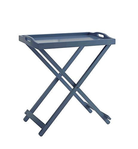 Convenience Concepts Designs2Go Tray Table, Blue - color: Blue