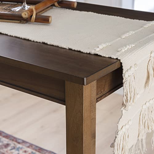 Linon Claridge Rustic Brown 42 inch Height Pub Bar Table - color: Rustic Brown, size: Bar Height