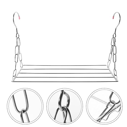 IMIKEYA Stainless Steel Compact Laundry Drying Rack Multi-Functional for Kitchen Clothing Shoes