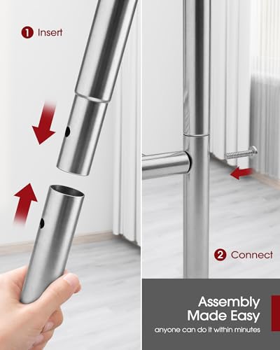 Sakugi 5-Tier Storage Shelves 33.1" x12.6' x73.5 Silver with Wheels | Kitchen, Closet, Pantry, Garage, Heavy Duty, Adjustable Feet, Metal Construction - color: Silver, size: 33.1W x 12.6D x 73.5H(5T)