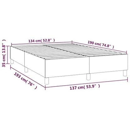 Full Size Bed Frame Upholstered Platform Bed, Dark Gray Polyester Fabric, Modern Low Profile Mattress Foundation with Durable Wood Slats Support - size: Full Bed