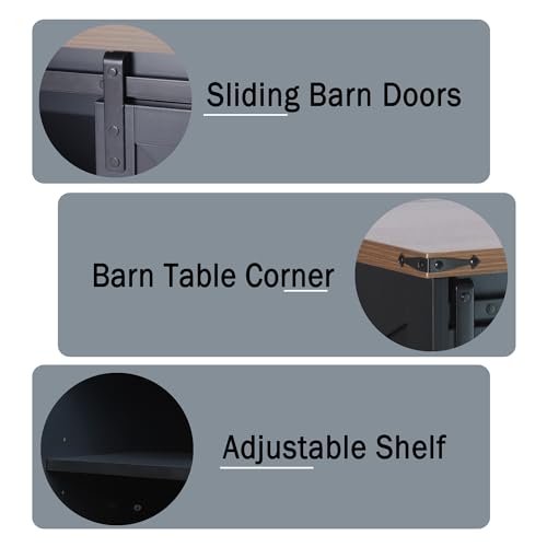 TaoHFE Black Lift Top Coffee Table with Storage,Rustic Black Farmhouse Coffee Table, Square Storage Compartment and Adjustable Shelves Coffee Tables for Living Room - color: Black