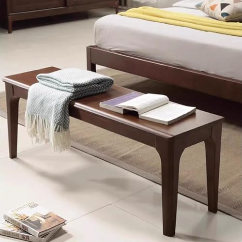 Narrow Noodle Bench Entryway Wood Bench Farmhouse Dining Table Bench Wooden Bench with Armless Design End of Bed Bench for Bedroom Dining Room Living Room Hallway(White,L-100cm/39.4in) - color: White, size: L-100cm/39.4in