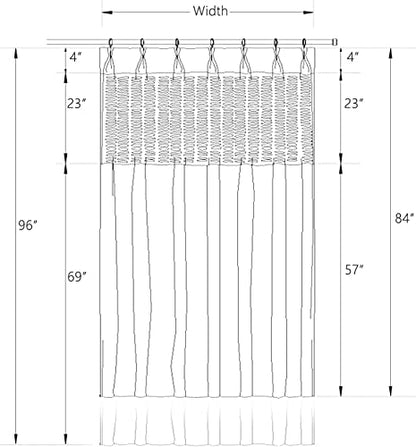 5ft Wide x 8ft Tall Room Divider Privacy Partation Curtains | 1 Panel, Blue, Cubicle Curtain With Flexible Flat Hooks, Privacy Screen, 96 Inches Long, 60W x 96L - color: Blue, size: 60"W x 96"L (Pack of 1)