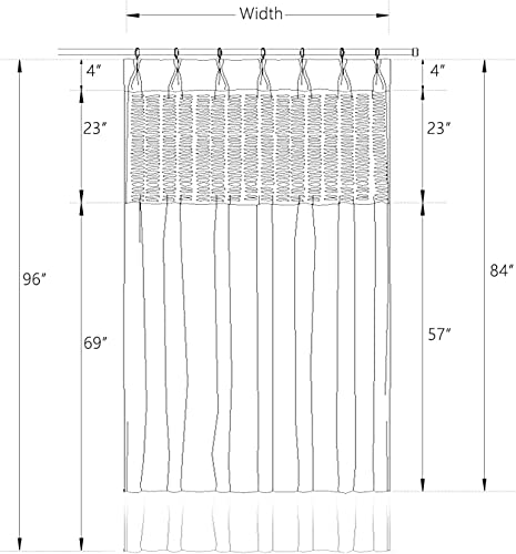 5ft Wide x 8ft Tall Room Divider Privacy Partation Curtains | 1 Panel, White, Cubicle Curtain With Flexible Flat Hooks, Privacy Screen, 96 Inches Long, 60W x 96L - color: White, size: 60"W x 96"L (Pack of 1)