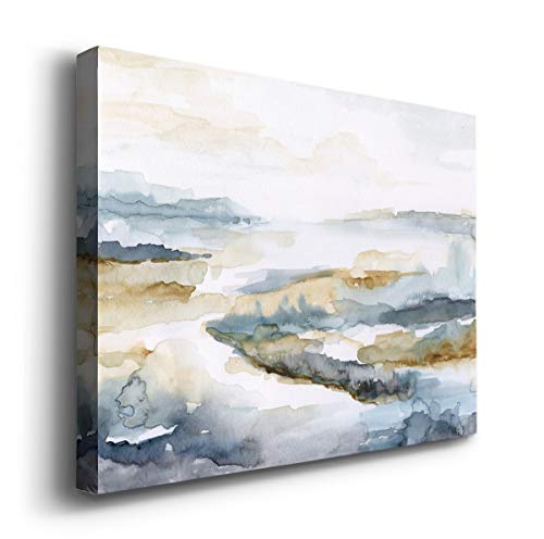 Renditions Gallery Canvas Nature Wall Art Home Paintings & Prints Colorful Coastal Waves Modern Abstract Wall Hanging Artwork Decorations for Bedroom Living Room Office Kitchen - 8"x12" LT10 - color: Abstract Waves (1), size: 12"L x 8"W