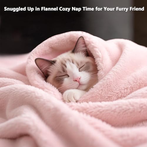 Lukeight Fleece Throw Blanket, Luxury Cozy Fuzzy Lightweight Soft Blankets for Sofa Couch Bed Car Travel and Camping (Pink, 50x60 Inches) - color: Solid Pink, size: 50 in x 60 in