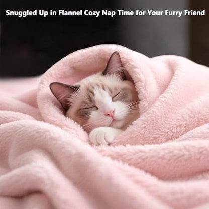Lukeight Fleece Throw Blanket, Luxury Cozy Fuzzy Lightweight Soft Blankets for Sofa Couch Bed Car Travel and Camping (Pink, 50x60 Inches) - color: Solid Pink, size: 50 in x 60 in