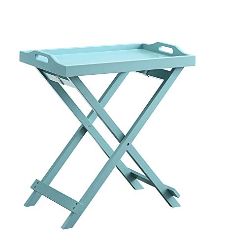 Convenience Concepts Designs2Go Tray Table, Sea Foam - color: Sea Foam Blue