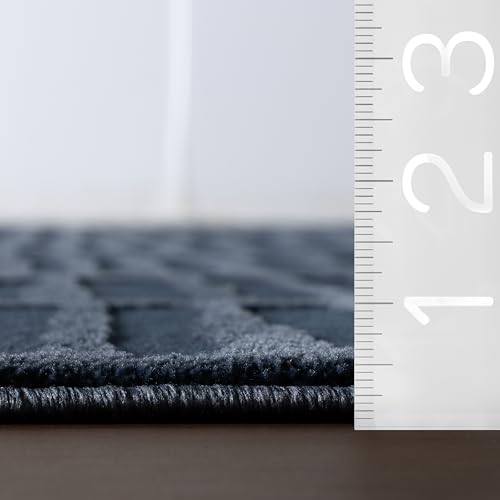 nuLOOM Kailani Blue Abstract Washable Area Rug, 9' x 12' | Nuloom Kailani Abstract 9' x 12' Machine Washable Area Rug for Living Room Bedroom Dining Room, Blue - color: Blue, size: 9' x 12' (Rectangular)